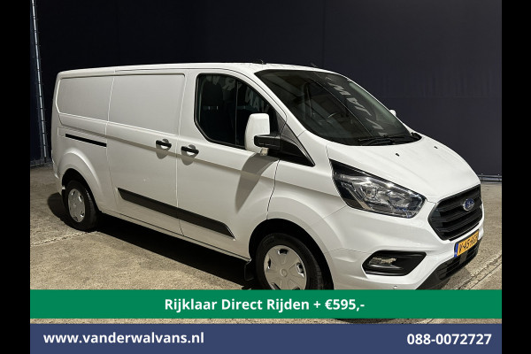 Ford Transit Custom 2.0 TDCI L2H1 Euro6 *Rijklaar Direct Rijden* Airco | Camera | Android auto | Cruisecontrol | Parkeersensoren verwarmde voorruit, bijrijdersbank, 2800kg trekvermogen