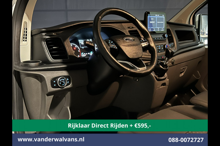 Ford Transit Custom 2.0 TDCI L2H1 Euro6 *Rijklaar Direct Rijden* Airco | Camera | Android auto | Cruisecontrol | Parkeersensoren verwarmde voorruit, bijrijdersbank, 2800kg trekvermogen
