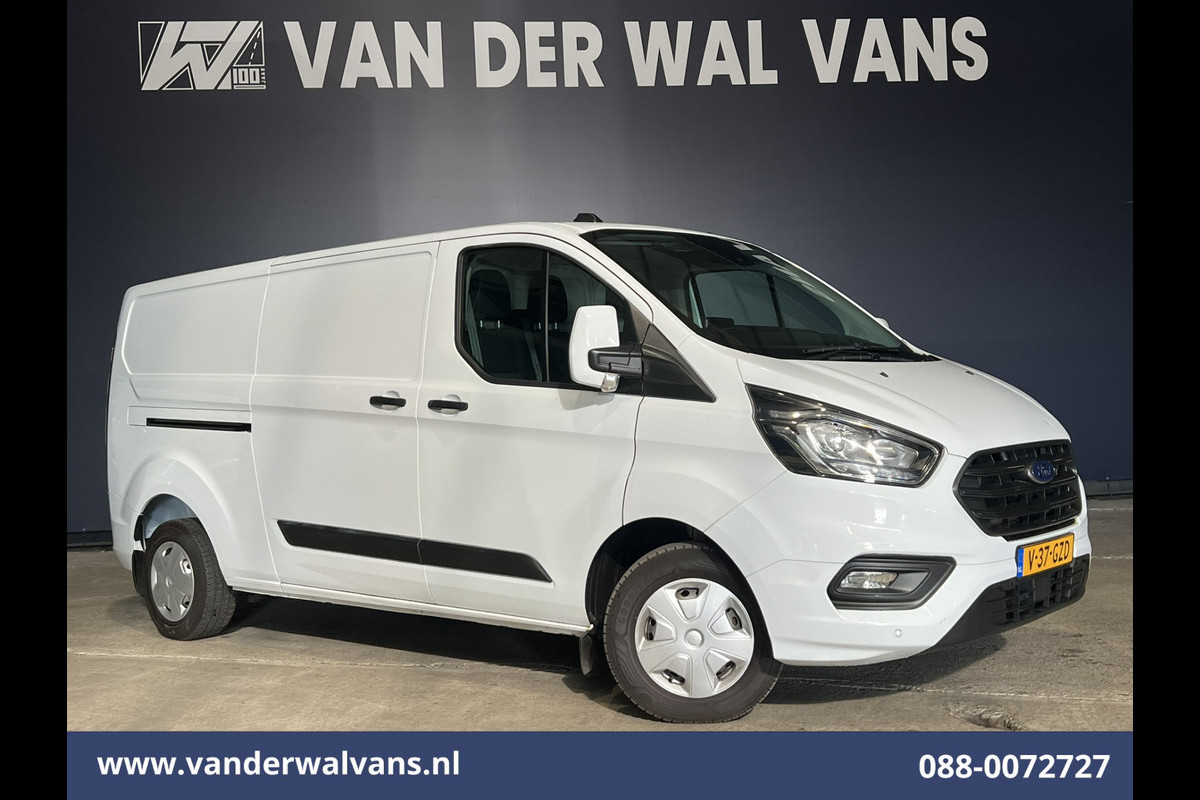 Ford Transit Custom 2.0 TDCI L2H1 Euro6 Airco | Camera | LED | Cruisecontrol | Parkeersensoren V+A Verwarmde voorruit, Bijrijdersbank, 2800kg trekvermogen
