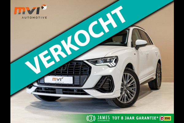 Audi Q3 35 TFSI 2x S-Line / 150pk / Achteruitrij camera / Stoelverwarming / Dodehoek assistent /