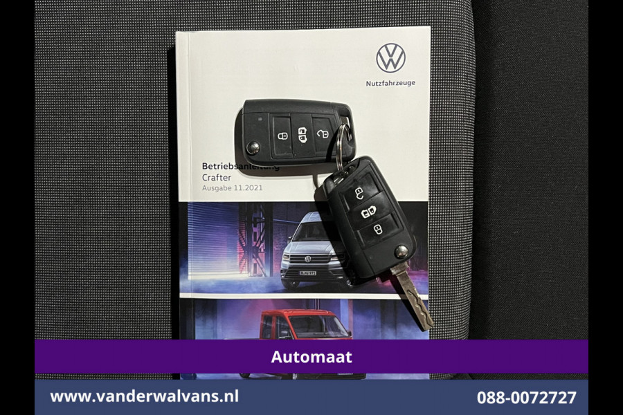 Volkswagen Crafter 2.0 TDI 140pk Automaat L4H3 L3H2 Euro6 Airco | Camera | Apple Carplay Android Auto, Chauffeursstoel, Stoelverwarming, 3000kg Trekhaak