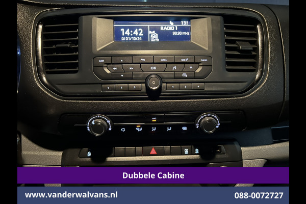 Peugeot Expert 2.0 BlueHDI 123pk L3H1 Dubbele Cabine Euro6 Airco | 2x zijdeur | 2500kg Trekhaak | 5-Zits Cruisecontrol, Parkeersensoren