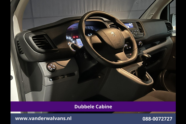 Peugeot Expert 2.0 BlueHDI 123pk L3H1 Dubbele Cabine Euro6 Airco | 2x zijdeur | 2500kg Trekhaak | 5-Zits Cruisecontrol, Parkeersensoren