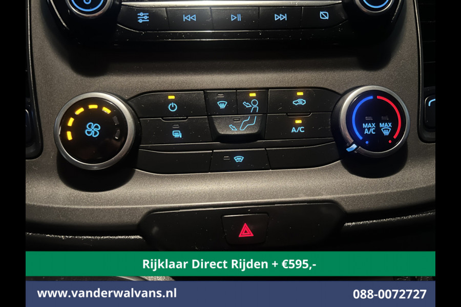 Ford Transit Custom 2.0 TDCI L2H1 Euro6 *Rijklaar Direct Rijden* Airco | Camera | 2800kg trekvermogen | Apple Carplay | Cruisecontrol | LED | Parkee Android Auto, Verwarmde voorruit, Bijrijdersbank