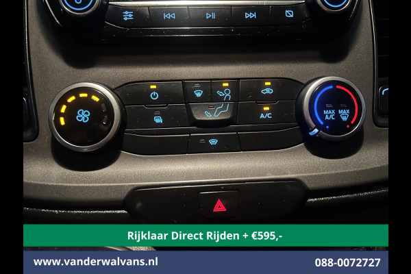Ford Transit Custom 2.0 TDCI L2H1 Euro6 *Rijklaar Direct Rijden* Airco | Camera | 2800kg trekvermogen | Apple Carplay | Cruisecontrol | LED | Parkee Android Auto, Verwarmde voorruit, Bijrijdersbank