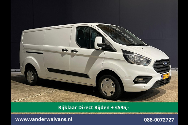 Ford Transit Custom 2.0 TDCI L2H1 Euro6 *Rijklaar Direct Rijden* Airco | Camera | 2800kg trekvermogen | Apple Carplay | Cruisecontrol | LED | Parkee Android Auto, Verwarmde voorruit, Bijrijdersbank