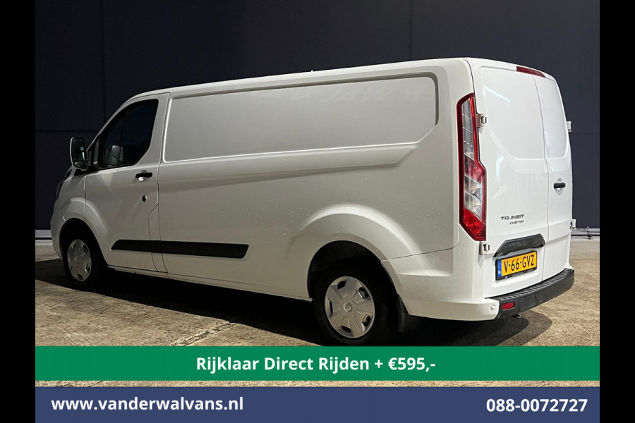 Ford Transit Custom 2.0 TDCI L2H1 Euro6 *Rijklaar Direct Rijden* Airco | Camera | 2800kg trekvermogen | Apple Carplay | Cruisecontrol | LED | Parkee Android Auto, Verwarmde voorruit, Bijrijdersbank