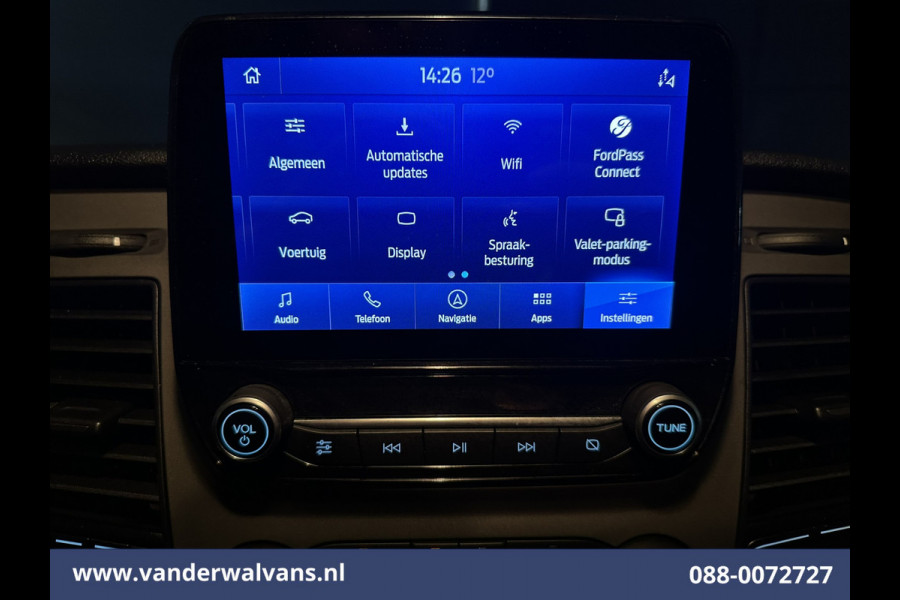 Ford Transit Custom 2.0 TDCI 130pk L1H1 Euro6 Airco | Camera | Navigatie | LED | Cruisecontrol Parkeersensoren, Stoelverwarming, Verwarmde voorruit, Bijrijdersbank, 2500kg trekvermogen