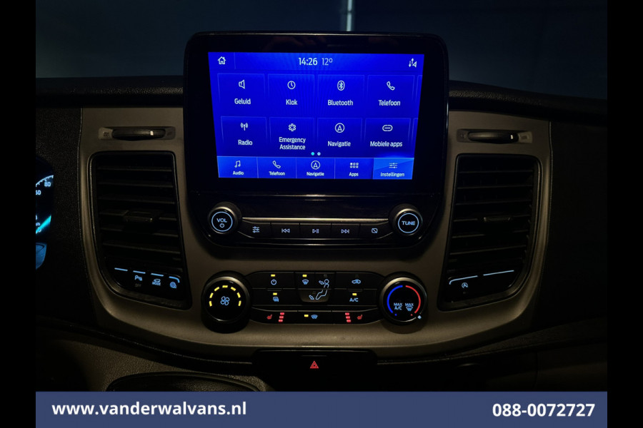Ford Transit Custom 2.0 TDCI 130pk L1H1 Euro6 Airco | Camera | Navigatie | LED | Cruisecontrol Parkeersensoren, Stoelverwarming, Verwarmde voorruit, Bijrijdersbank, 2500kg trekvermogen