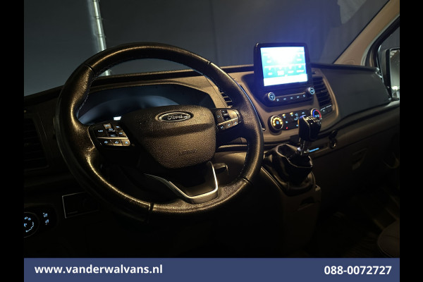 Ford Transit Custom 2.0 TDCI 130pk L1H1 Euro6 Airco | Camera | Navigatie | LED | Cruisecontrol Parkeersensoren, Stoelverwarming, Verwarmde voorruit, Bijrijdersbank, 2500kg trekvermogen