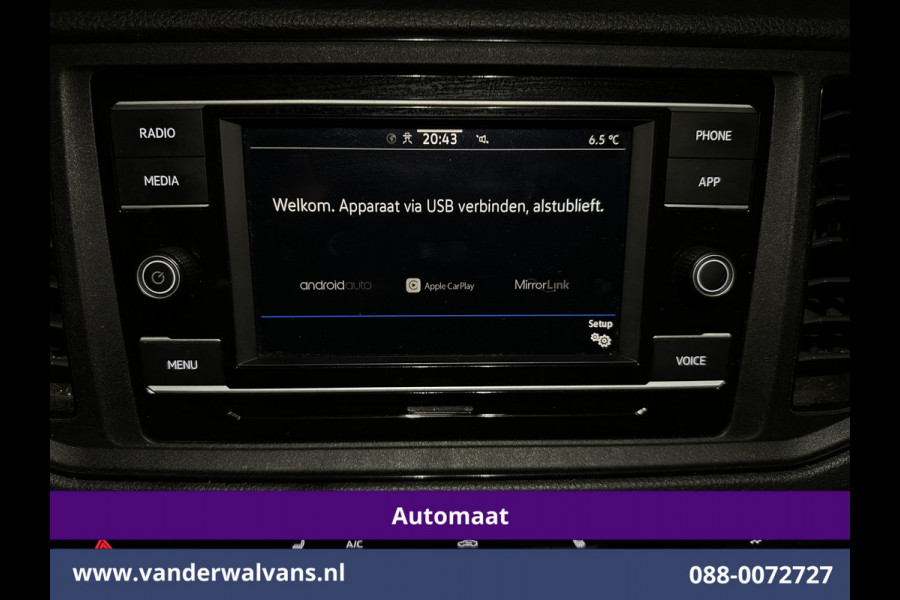 Volkswagen Crafter 2.0 TDI 141pk Automaat L4H3 L3H2 Euro6 Airco | Camera | Apple Carplay | Cruisecontrol Android Auto, Stoelverwarming, Bijrijdersbank, 3000kg trekvermogen
