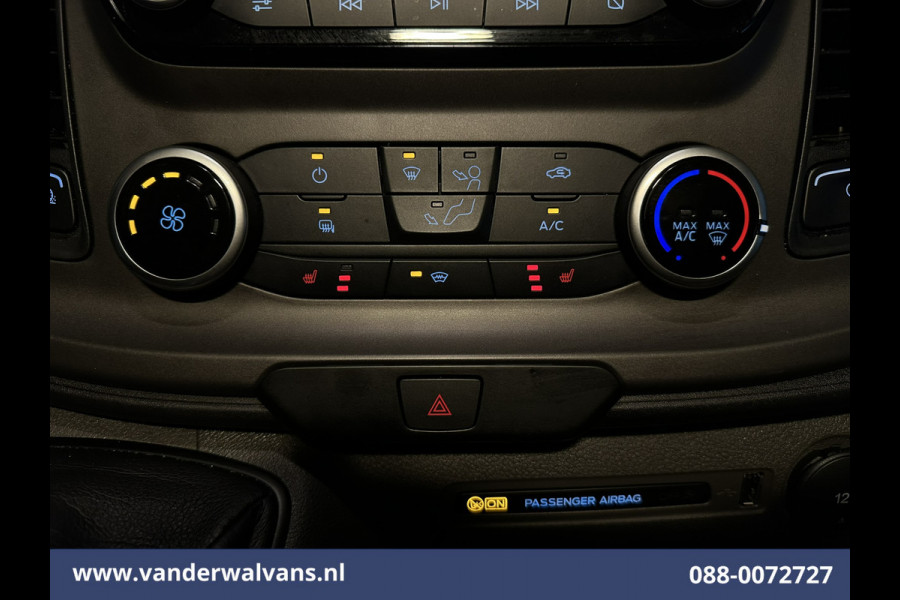 Ford Transit Custom 2.0 TDCI L1H1 Euro6 Airco | Navigatie | Camera | LED | Cruisecontrol Stoelverwarming Parkeersensoren, Verwarmde voorruit, Bijrijdersbank, 2500kg trekvermogen