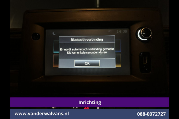 Opel Movano 2.3 CDTI L3H2 *Post NL inrichting* Euro6 Airco | Navigatie | Camera | Cruisecontrol | Parkeersensoren Doorloopdeur, 270 Gr. achterdeuren, Sidebars