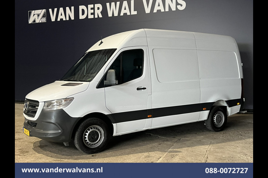 Mercedes-Benz Sprinter 316 CDI 163 pk L2H2 Euro6 Airco | 2800kg Trekhaak | Camera | Apple Carplay | Parkeersensoren inklapbare spiegels, standkachel, cruisecontrol, MBUX, Android auto