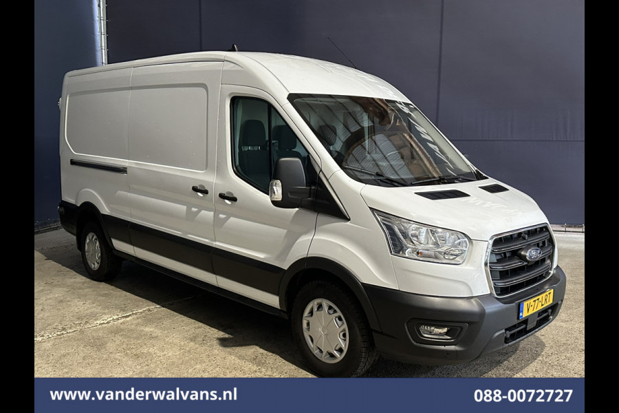Ford Transit 2.0 TDCI 130pk L3H2 Euro6 Airco | Camera | Navigatie | Android Auto | Cruisecontrol | Parkeersensoren Stoelverwarming, Verwarmde voorruit, 2500kg trekvermogen, Bijrijdersbank