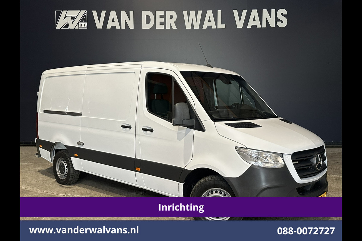 Mercedes-Benz Sprinter 316 CDI 163pk Achterwielaandrijving L2H1 inrichting Euro6 Airco | 2800kg Trekhaak | Camera | Cruisecontrol | Apple Carplay Android Auto, Parkeersensoren,