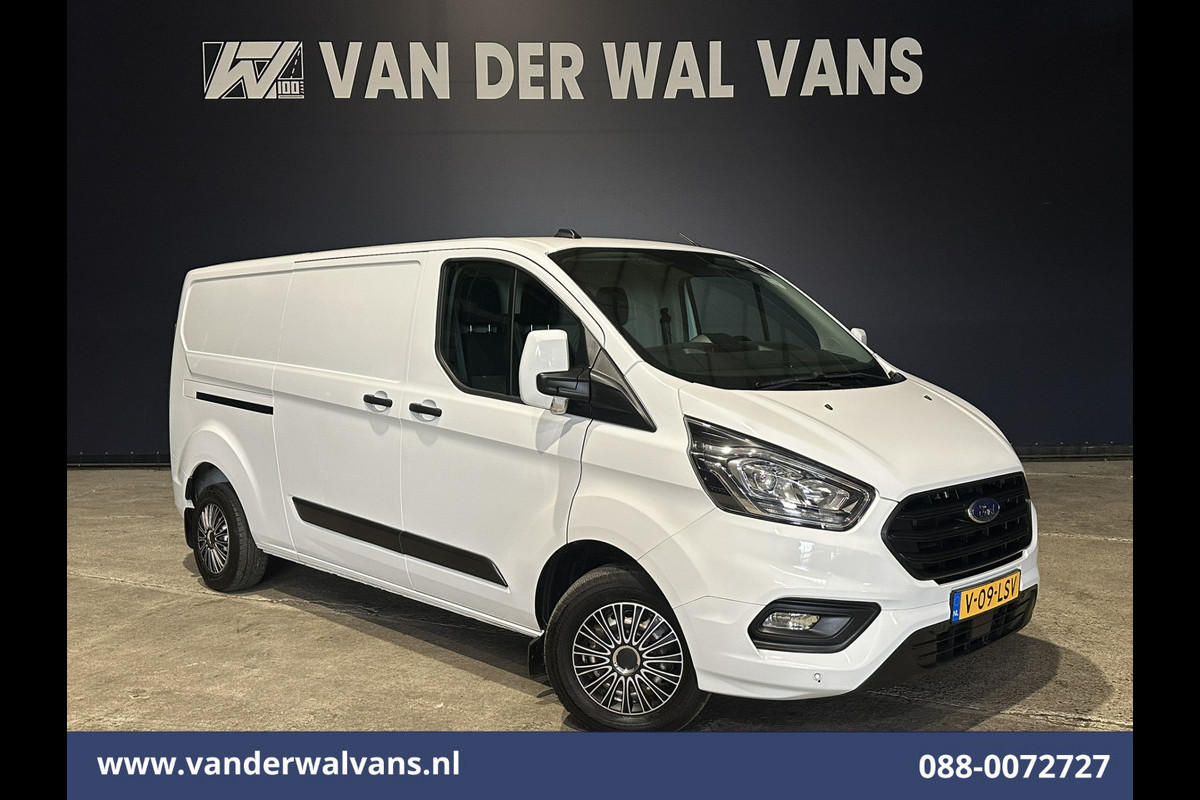 Ford Transit Custom 2.0 TDCI 130pk L2H1 Euro6 ** Airco | LED | Cruisecontrol | Verwarmde voorruit | Parkeersensoren Bijrijdersbank, 2800kg trekvermogen