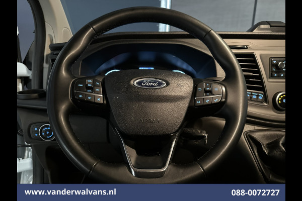 Ford Transit Custom 2.0 TDCI 130pk L2H1 Euro6 ** Airco | LED | Cruisecontrol | Verwarmde voorruit | Parkeersensoren Bijrijdersbank, 2800kg trekvermogen