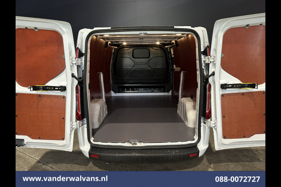 Ford Transit Custom 2.0 TDCI 130pk L2H1 Euro6 ** Airco | LED | Cruisecontrol | Verwarmde voorruit | Parkeersensoren Bijrijdersbank, 2800kg trekvermogen