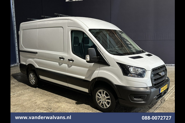 Ford Transit 2.0 TDCI L2H2 Euro6 Airco | 2450kg Trekhaak | LM velgen | Verwarmde voorruit Dakdragers, Bijrijdersbank