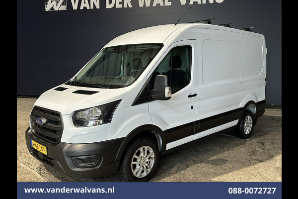 Ford Transit 2.0 TDCI L2H2 Euro6 Airco | 2450kg Trekhaak | LM velgen | Verwarmde voorruit Dakdragers, Bijrijdersbank