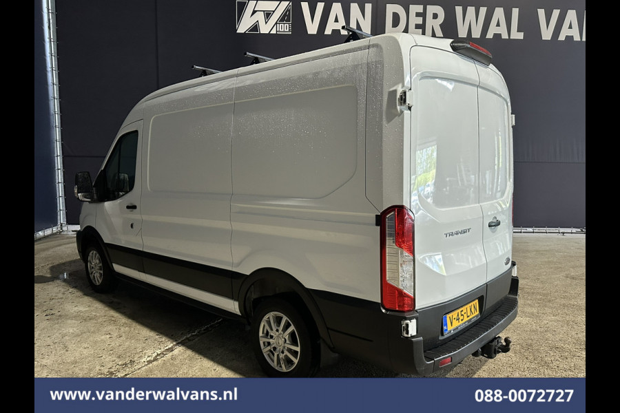 Ford Transit 2.0 TDCI L2H2 Euro6 Airco | 2450kg Trekhaak | LM velgen | Verwarmde voorruit Dakdragers, Bijrijdersbank