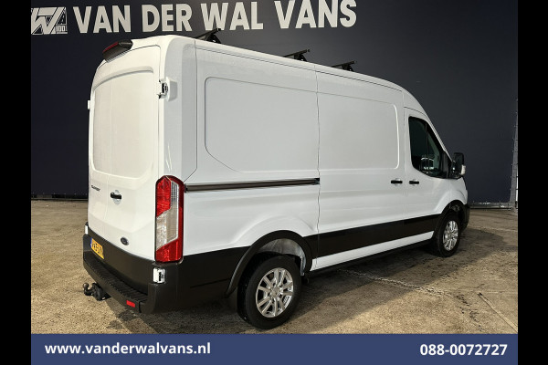 Ford Transit 2.0 TDCI L2H2 Euro6 Airco | 2450kg Trekhaak | LM velgen | Verwarmde voorruit Dakdragers, Bijrijdersbank