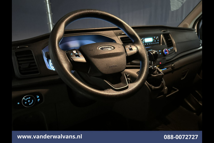 Ford Transit 2.0 TDCI L2H2 Euro6 Airco | 2450kg Trekhaak | LM velgen | Verwarmde voorruit Dakdragers, Bijrijdersbank