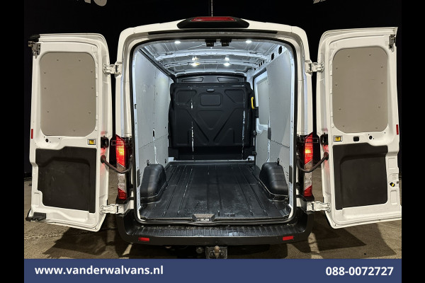 Ford Transit 2.0 TDCI L2H2 Euro6 Airco | 2450kg Trekhaak | LM velgen | Verwarmde voorruit Dakdragers, Bijrijdersbank