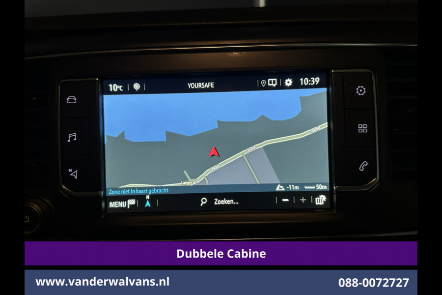 Opel Vivaro 2.0 CDTI 150pk L3H1 Dubbele Cabine Euro6 Airco | Camera | Navigatie | 5-zits | 2500kg Trekhaak Apple Carplay, Android Auto, Cruisecontrol, LM Velgen, Parkeersensoren