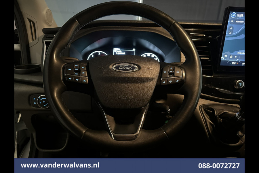 Ford Transit 2.0 TDCI 131pk L4H3 Jumbo Euro6 Airco | Camera | Navigatie | Cruisecontrol | Parkeersensoren | Apple Carplay Android Auto, Bijrijdersbank, 2800kg trekvermogen
