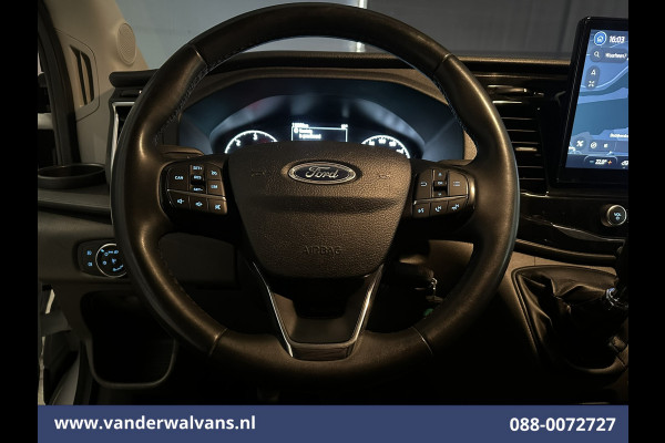 Ford Transit 2.0 TDCI 131pk L4H3 Jumbo Euro6 Airco | Camera | Navigatie | Cruisecontrol | Parkeersensoren | Apple Carplay Android Auto, Bijrijdersbank, 2800kg trekvermogen