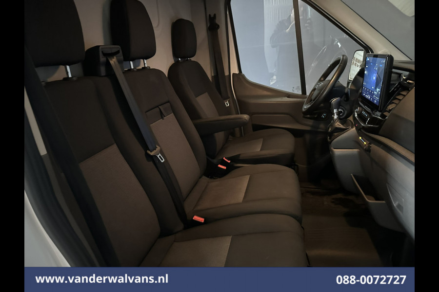 Ford Transit 2.0 TDCI 131pk L4H3 Jumbo Euro6 Airco | Camera | Navigatie | Cruisecontrol | Parkeersensoren | Apple Carplay Android Auto, Bijrijdersbank, 2800kg trekvermogen