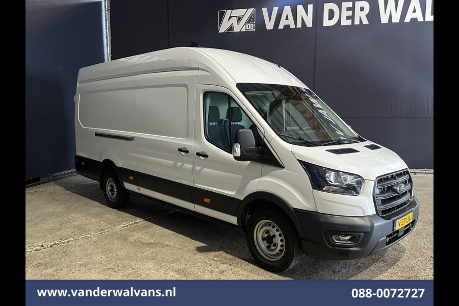 Ford Transit 2.0 TDCI 131pk L4H3 Jumbo Euro6 Airco | Camera | Navigatie | Cruisecontrol | Parkeersensoren | Apple Carplay Android Auto, Bijrijdersbank, 2800kg trekvermogen
