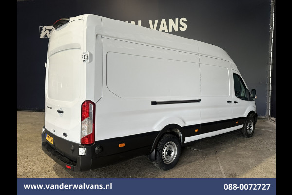 Ford Transit 2.0 TDCI 131pk L4H3 Jumbo Euro6 Airco | Camera | Navigatie | Cruisecontrol | Parkeersensoren | Apple Carplay Android Auto, Bijrijdersbank, 2800kg trekvermogen