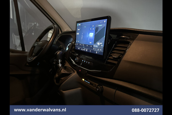 Ford Transit 2.0 TDCI 131pk L4H3 Jumbo Euro6 Airco | Camera | Navigatie | Cruisecontrol | Parkeersensoren | Apple Carplay Android Auto, Bijrijdersbank, 2800kg trekvermogen