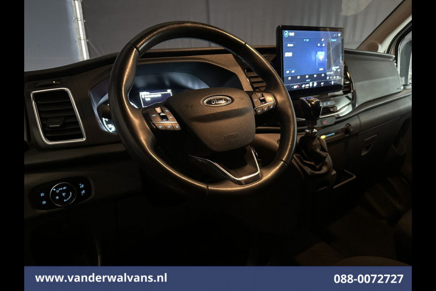 Ford Transit 2.0 TDCI 131pk L4H3 Jumbo Euro6 Airco | Camera | Navigatie | Cruisecontrol | Parkeersensoren | Apple Carplay Android Auto, Bijrijdersbank, 2800kg trekvermogen