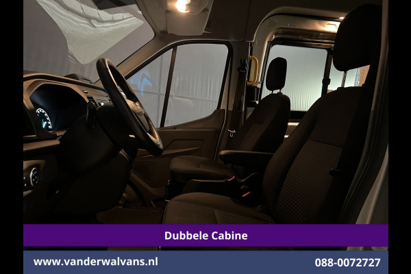 Ford Transit 2.0 TDCI 131pk L3H2 Dubbele Cabine Euro6 Airco | 6-Zits | LED | 2500kg Trekhaak | Cruisecontrol Verwarmde voorruit, Parkeersensoren