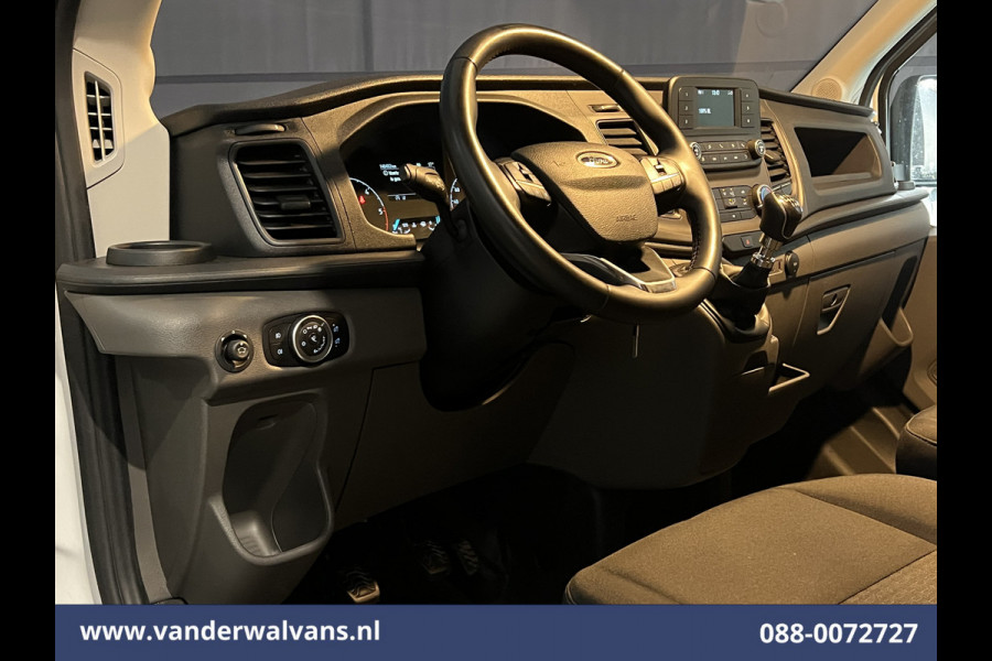 Ford Transit 2.0 TDCI 131pk L4H3 Jumbo Euro6 Airco | Camera | Cruisecontrol | Verwarmde voorruit Parkeersensoren, Bijrijdersbank