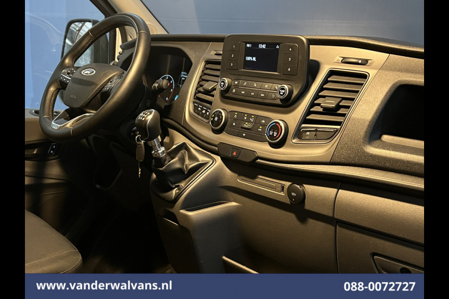 Ford Transit 2.0 TDCI 131pk L4H3 Jumbo Euro6 Airco | Camera | Cruisecontrol | Verwarmde voorruit Parkeersensoren, Bijrijdersbank