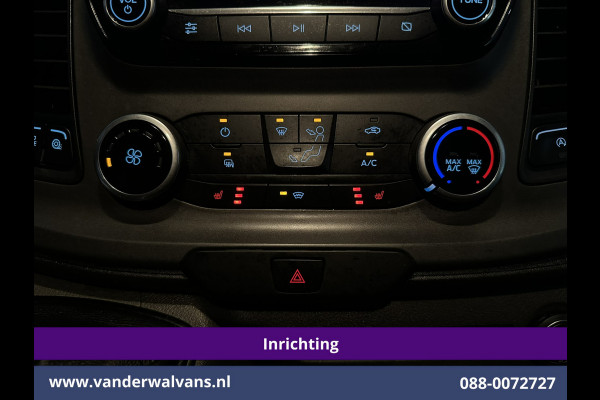 Ford Transit Custom 2.0 TDCI 131pk L1H1 Inrichting Euro6 Airco | Camera | Navigatie | LED | Apple Carplay Cruisecontrol, Stoelverwarming, Verwarmde voorruit, Parkeersensoren, Bijrijdersbank, 2500kg trekvermogen
