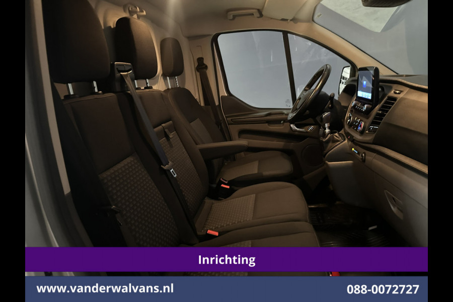 Ford Transit Custom 2.0 TDCI 131pk L1H1 Inrichting Euro6 Airco | Camera | Navigatie | LED | Apple Carplay Cruisecontrol, Stoelverwarming, Verwarmde voorruit, Parkeersensoren, Bijrijdersbank, 2500kg trekvermogen