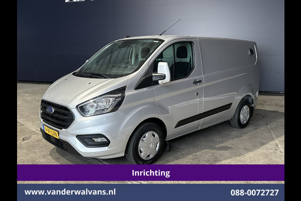 Ford Transit Custom 2.0 TDCI 131pk L1H1 Inrichting Euro6 Airco | Camera | Navigatie | LED | Apple Carplay Cruisecontrol, Stoelverwarming, Verwarmde voorruit, Parkeersensoren, Bijrijdersbank, 2500kg trekvermogen