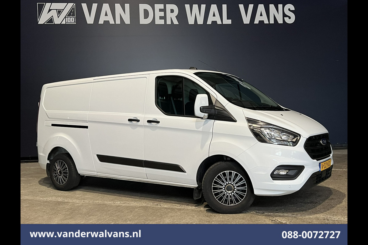 Ford Transit Custom 2.0 TDCI 131pk L2H1 Euro6 Airco | Apple Carplay | Android Auto | LED | Cruisecontrol Verwarmde voorruit, Stoelverwarming, Parkeersensoren Bijrijdersbank, 2800kg trekvermogen