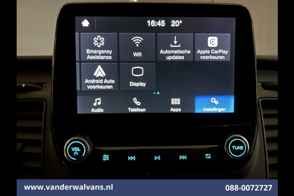 Ford Transit Custom 2.0 TDCI 131pk L2H1 Euro6 Airco | Apple Carplay | Android Auto | LED | Cruisecontrol Verwarmde voorruit, Stoelverwarming, Parkeersensoren Bijrijdersbank, 2800kg trekvermogen