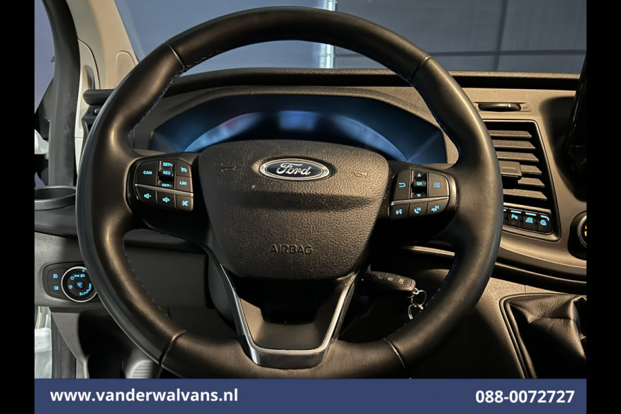 Ford Transit Custom 2.0 TDCI 131pk L2H1 Euro6 Airco | Apple Carplay | Android Auto | LED | Cruisecontrol Verwarmde voorruit, Stoelverwarming, Parkeersensoren Bijrijdersbank, 2800kg trekvermogen