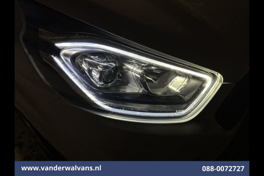 Ford Transit Custom 2.0 TDCI 131pk L2H1 Euro6 Airco | Apple Carplay | Stoelverwarming | LED | Cruisecontrol Verwarmde voorruit, Parkeersensoren, Bijrijdersbank, 2800kg trekvermogen, Android Auto