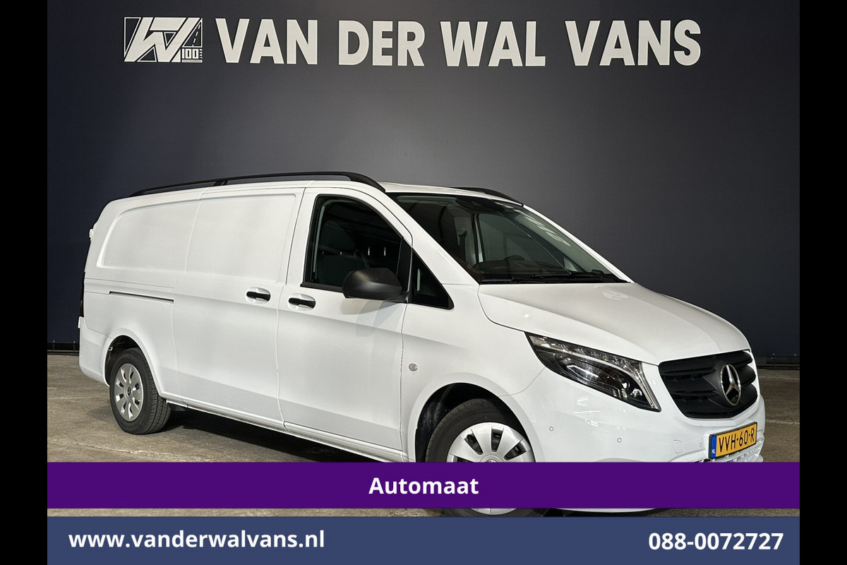 Mercedes-Benz Vito 116 CDI 164pk 9G-Tronic Automaat L3H1 Euro6 Airco | Camera | LED | Apple Carplay | 2500kg Trekhaak Android Auto, Cruisecontrol, Parkeersensoren, Bijrijdersbank
