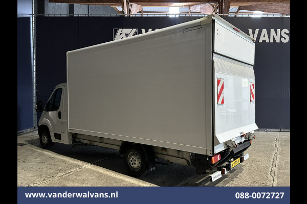 Peugeot Boxer 2.2 BlueHDi 141pk Bakwagen 436cm Lang Laadklep Euro6 Airco | Cruisecontrol | 1055kg laadvermogen Bijrijdersbank