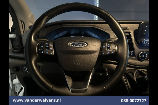 Ford Transit 2.0 TDCI 130pk L4H3 Jumbo Euro6 Airco | Camera | Cruisecontrol | Stoelverwarming | Verwarmde voorruit Parkeersensoren, Bijrijdersbank